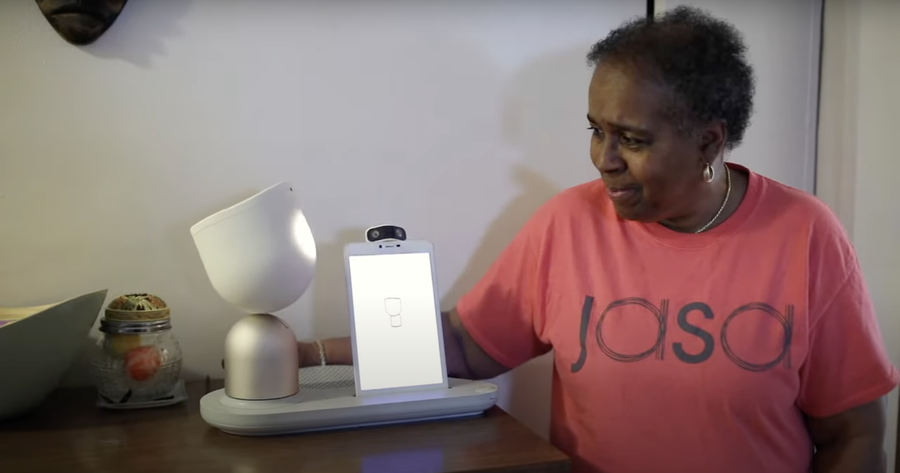 ElliQ Voices: An Exercise and Coffee Companion for Judy